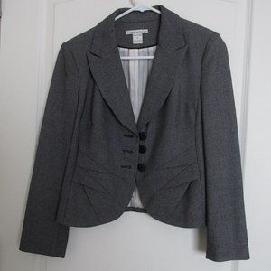 black & white blazer